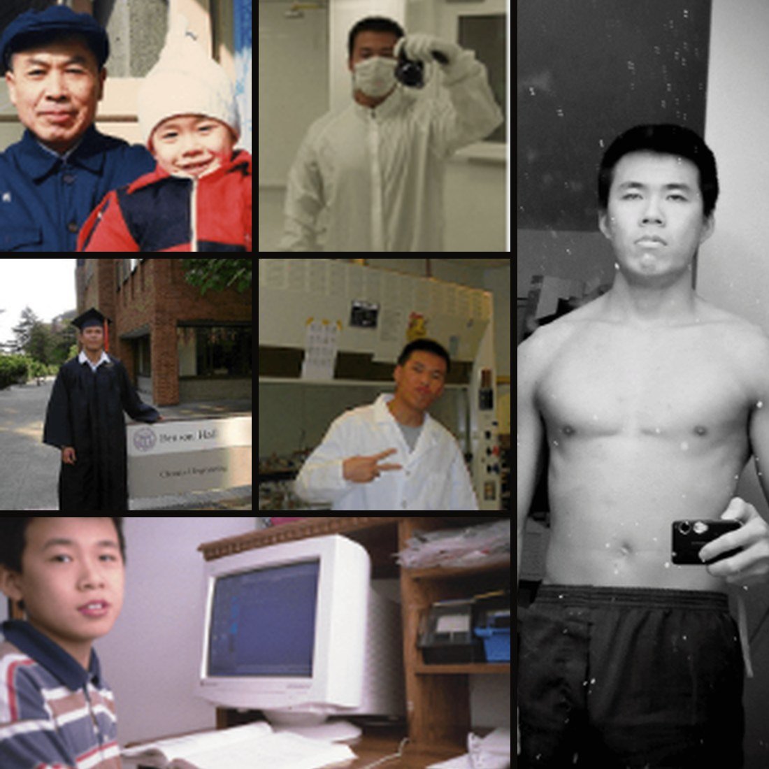 Chapter 1: childhood, cleanroom job, graduation, lab work and fitness