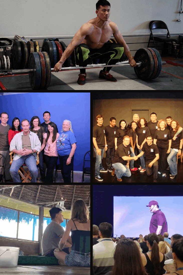 Chapter 2: bodybuilding, improv comedy, retreat and public speaking